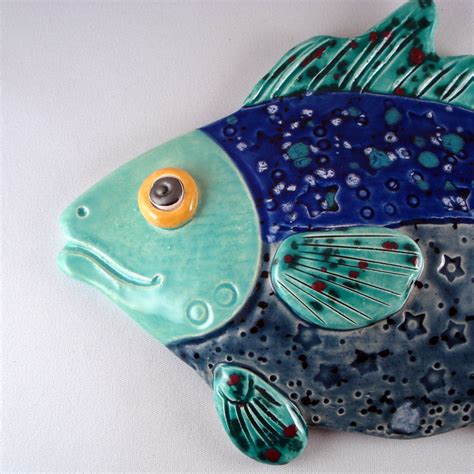 Ceramic Fish Decor .